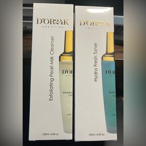 D'OR24K Prestige Cleanser and Toner Set - 120ml each.